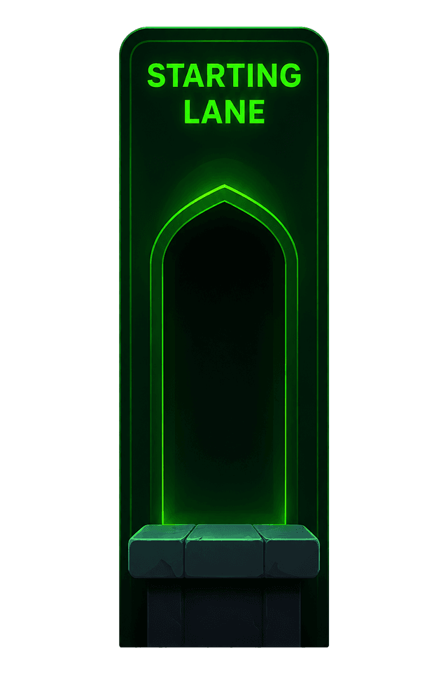 Starting lane